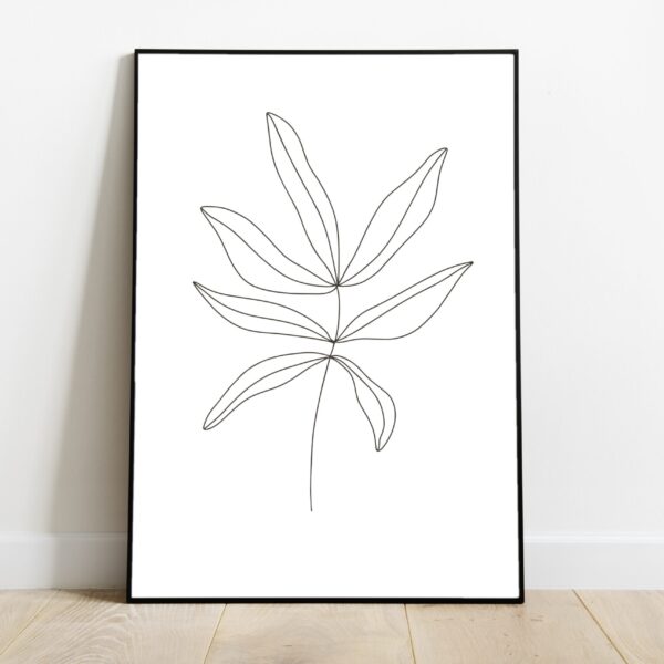 No Image Ühe joonega lill 2