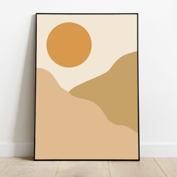 No Image Värviline maastik beež