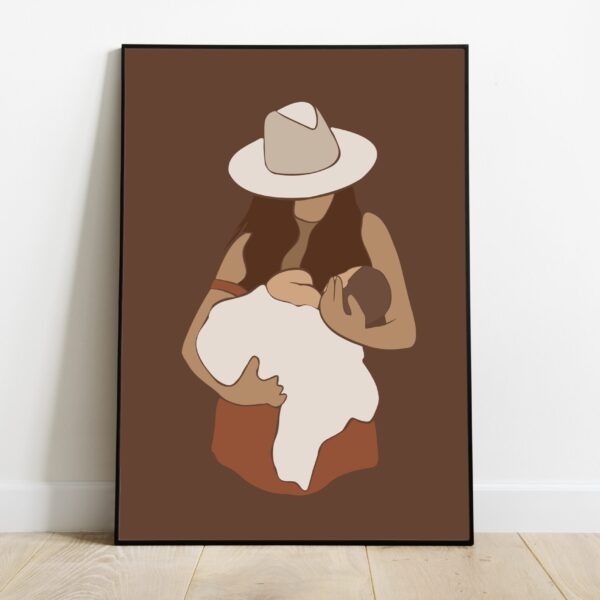 No Image Beežil taustal ema lapsega 5