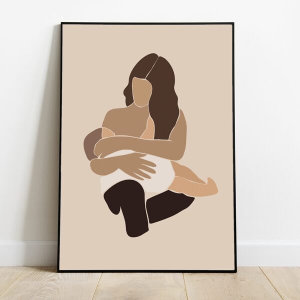 No Image Beežil taustal ema lapsega 3