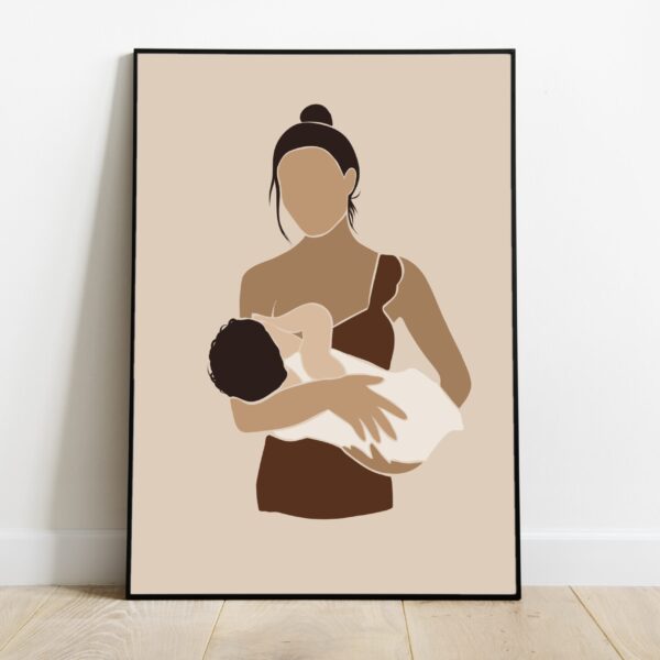 No Image Beežil taustal ema lapsega 4