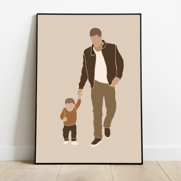 No Image Beežil taustal isa pojaga II