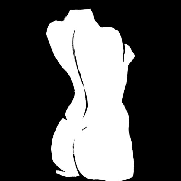 No Image Valge figuur mustal taustal