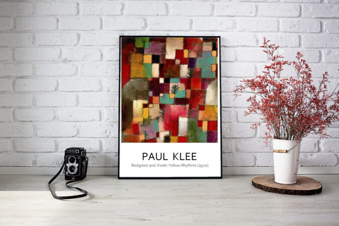 Paul Klee-Puna-roheline ja lilla,Kollase rütm