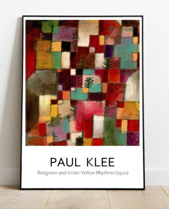 No Image Paul Klee-Puna-roheline ja lilla,Kollase rütm