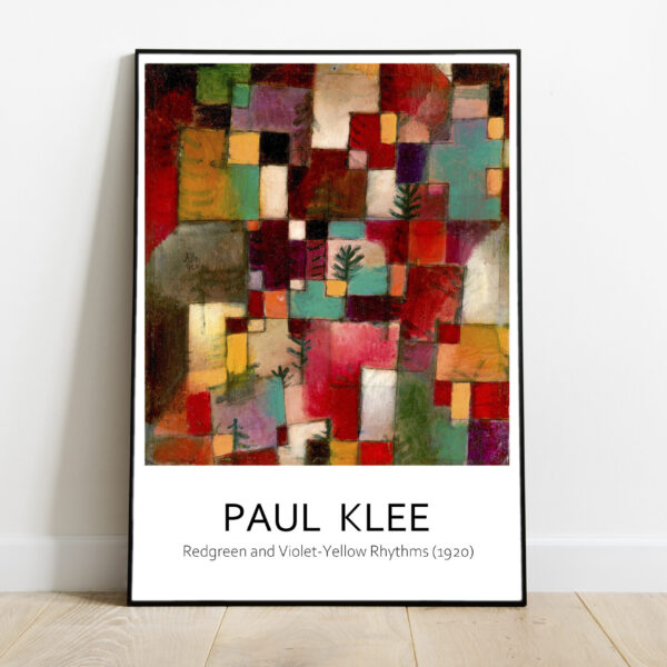 No Image Paul Klee-Puna-roheline ja lilla,Kollase rütm