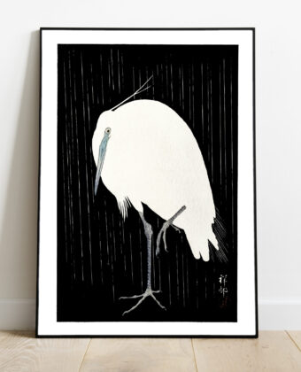 No Image Ohara Koson- Valge Haigur