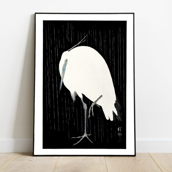 No Image Ohara Koson- Valge Haigur