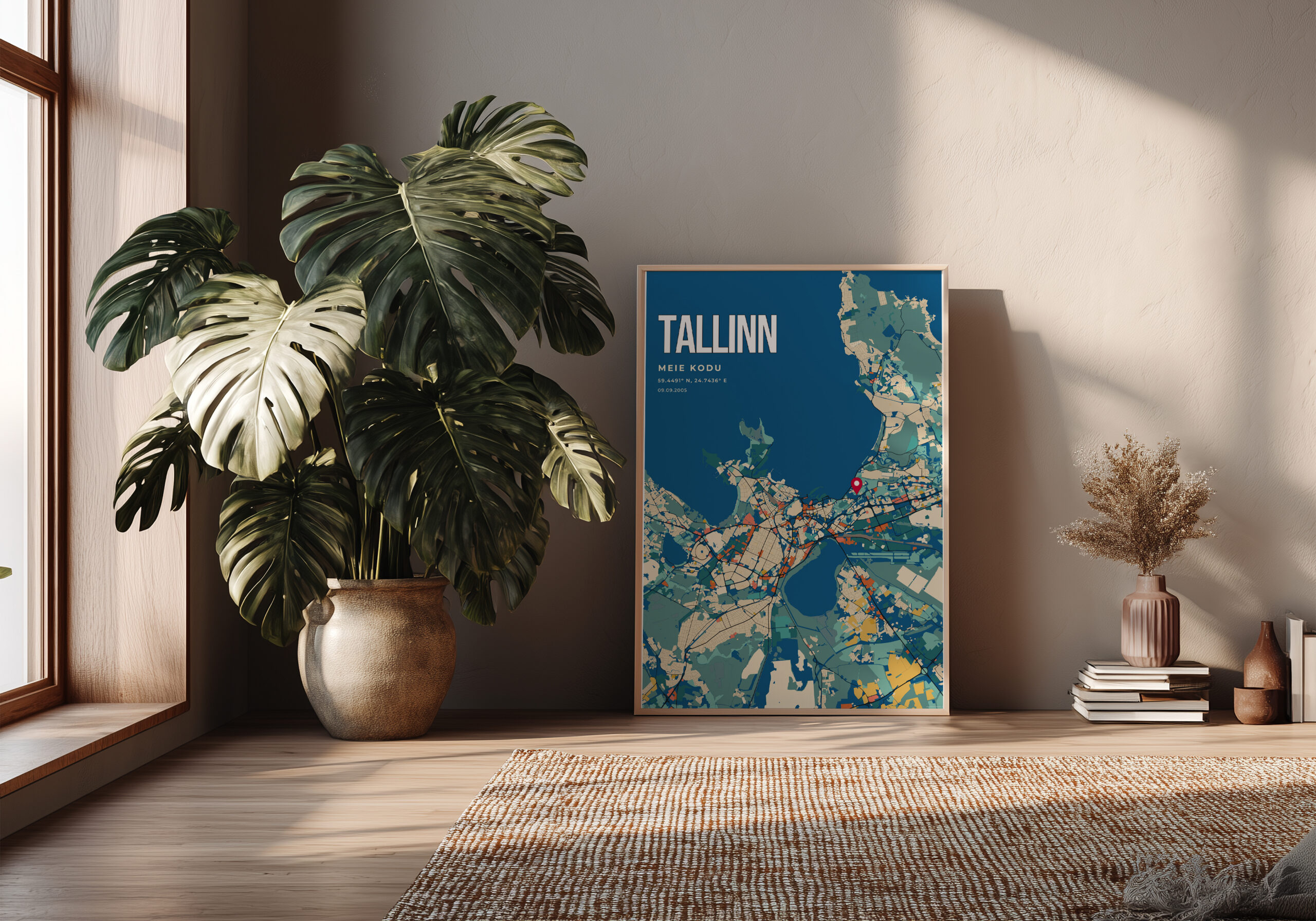 7 personaalset kingiideed, mis ei jää kappi seisma 3 Tallinna kaardiposter personaalse kingitusena